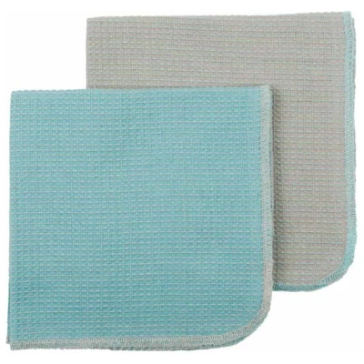 Spültücher 2er Set aqua / taupe