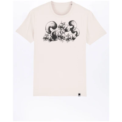 Squirrels T-Shirt für Männer, Baumwolle