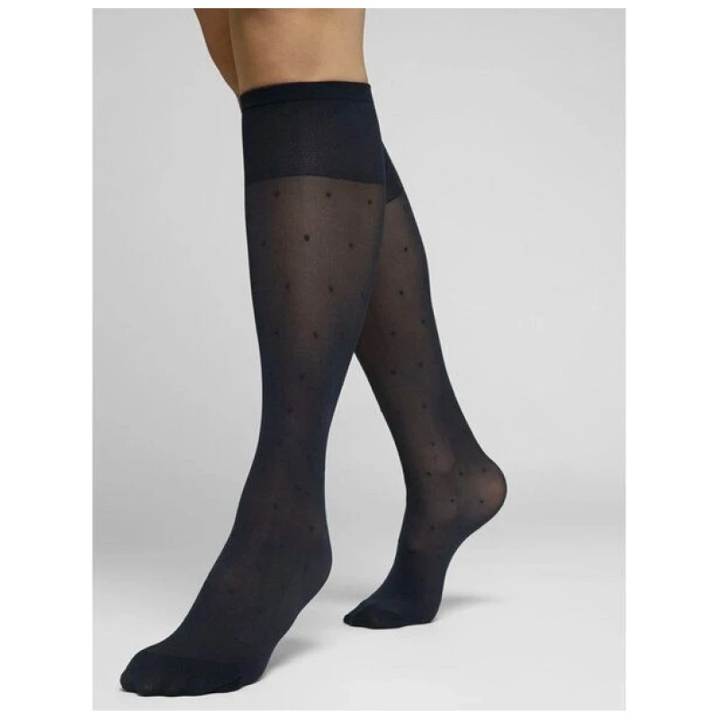 Swedish Stockings Kniestrümpfe Doris Dots aus Recycling-Material