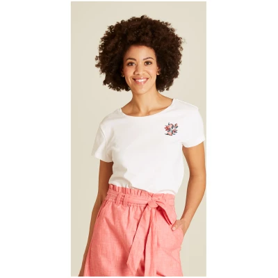 T-Shirt mit floralem Print