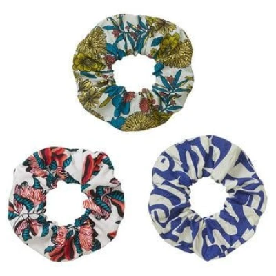 TRANQUILLO 3er-Set Haar Scrunchies aus EcoVero Viskose (S25ACS26)