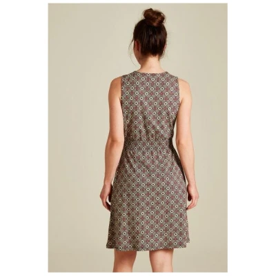 TRANQUILLO Tailliertes Jersey-Kleid aus Biobaumwolle (S25E06)