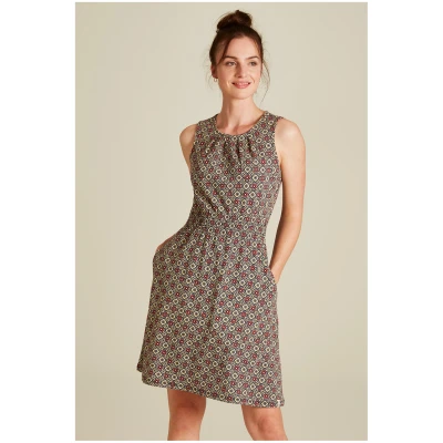 Tailliertes Jersey-Kleid