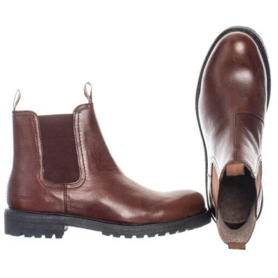Ten Points Gefütterter Chelsea Boot aus Leder mit Wollfilz-Futter - Modell: Bertil
