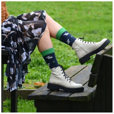 The Arctic Bay Socken 4er-Pack aus Bio-Baumwolle - Die Arctic Box - Austral Edition - Doppelfadig, Nachhaltig & Fair Hergestellt