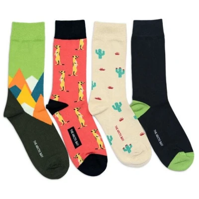 The Arctic Bay Socken 4er-Pack aus Bio-Baumwolle - Jangwa Edition - Doppelfadig, Nachhaltig & Fair Hergestellt