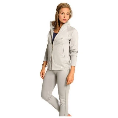 The Spirit of OM Sweat Jacke mit liebevollen Affirmationen im Innendruck
