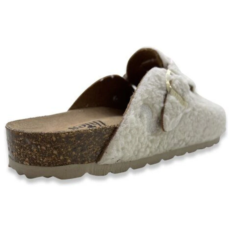 Veganer "thies ® Eco Teddy Clog" aus rec. PET & Biobaumwolle