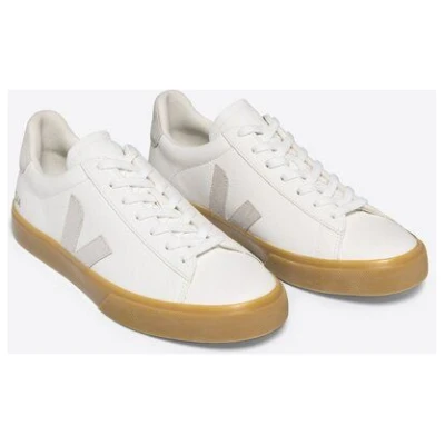 Veja "Campo" Sneaker weiß mit Kautschuk Sohle