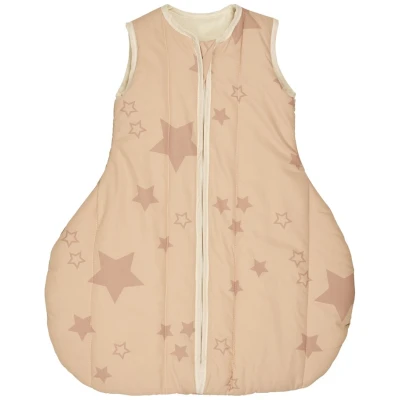 Winterschlafsack Baby Bio-Schurwolle "Sterne rosa" Gr.2 (90cm)