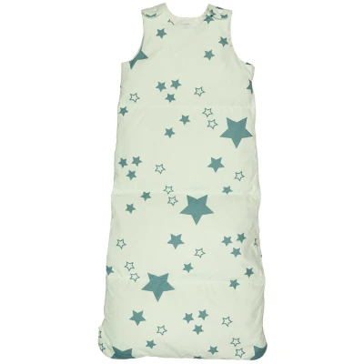 Winterschlafsack Baby, Daunen Stern mint Gr.1 (90 cm), Winter