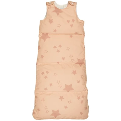 Winterschlafsack Baby, Daunen Stern rosa Gr.1 (90 cm), Winter