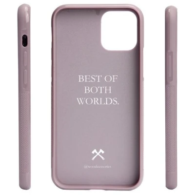 Woodcessories iPhone Hülle EcoSplit 2.0 aus Holz und veganem Leder