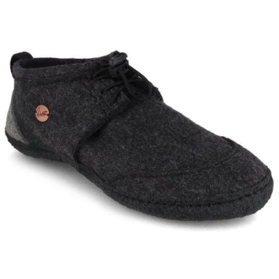 WoolFit Barfußschuhe-Hausschuhe Hybrid 'Nomad' aus 100% Wolle mit Minimalsohle