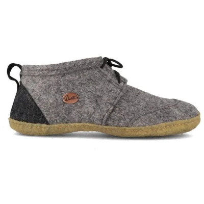 WoolFit Barfußschuhe-Hausschuhe Hybrid 'Nomad' aus 100% Wolle mit Minimalsohle