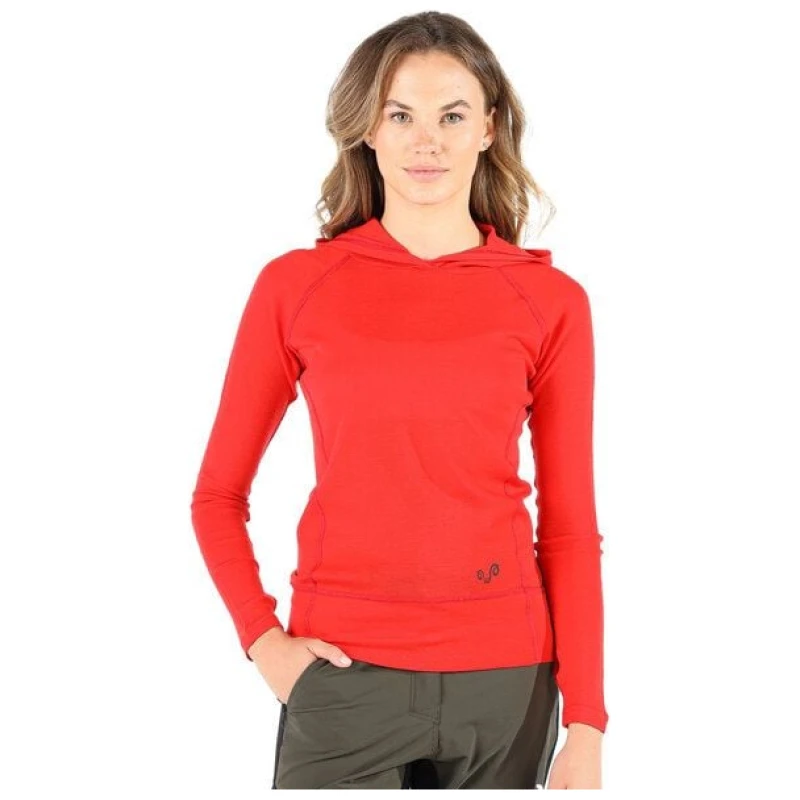 Woolona Langarm Hoodie - SONATRA - 100% Merinowolle