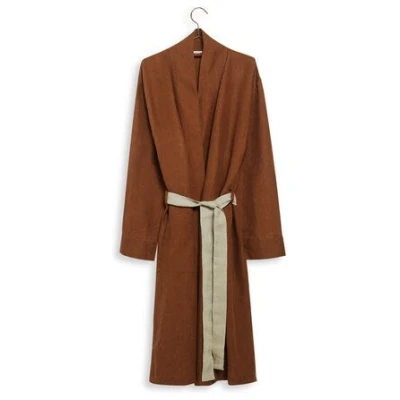 Yumeko Kimono Bademantel Gewaschenes Leinen