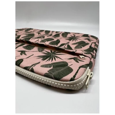 a Love Supreme Laptoptasche Botanicals Green on Pink