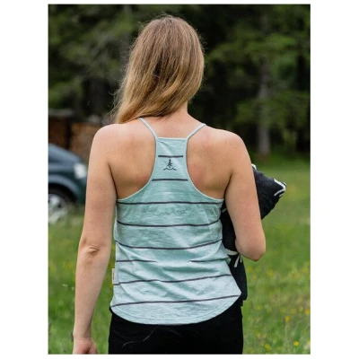 bleed Easy-Stripe Top Blau