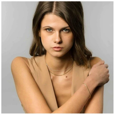 fejn jewelry Kette 'choker' - kurze Schlangenkette