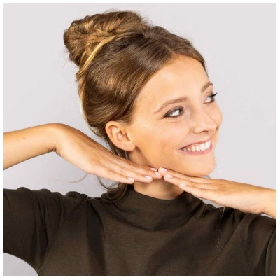 fejn jewelry Ohrstecker 'curved' mit Halbkreis