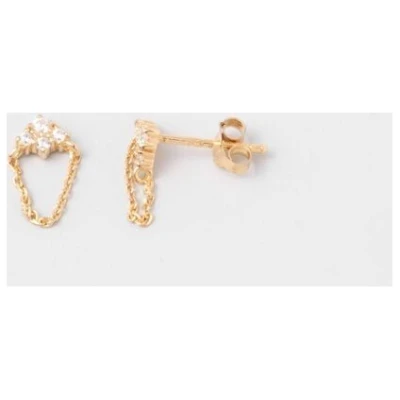 fejn jewelry Ohrstecker 'sparkle & chain' - bohemian vibe Ohrringe