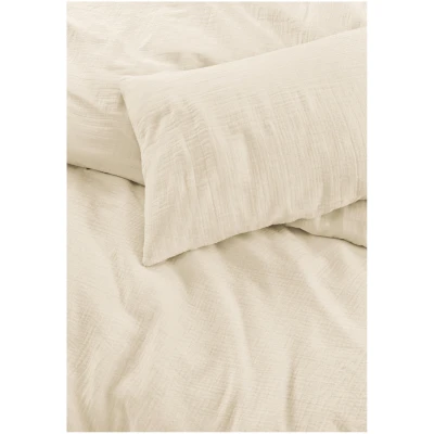 hessnatur Baby Bettwäsche Musselin aus Bio-Baumwolle - natur - Größe 135x200 / 80x80 cm