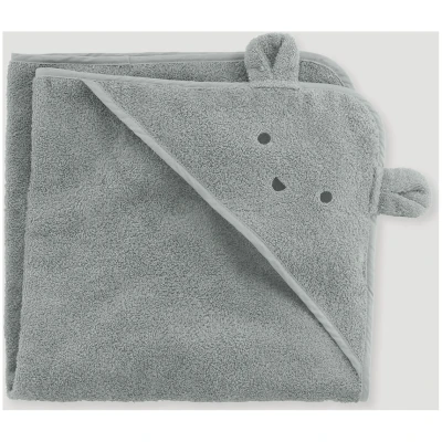 hessnatur Baby Frottier-Handtuch aus Bio-Baumwolle - grün - Größe 70 x 70 cm