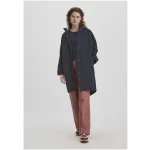 hessnatur Damen Allwetter Parka NATURE SHELL Relaxed aus Bio-Baumwolle - blau - Größe L