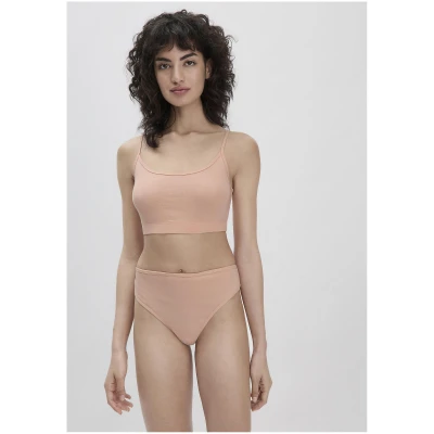 hessnatur Damen Bustier 2er-Set PURE NATURE aus Bio-Baumwolle - rosa - Größe 34