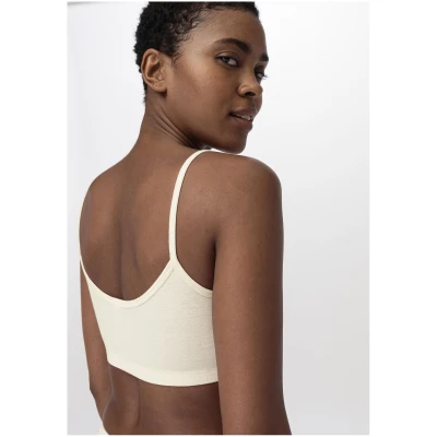 hessnatur Damen Bustier im 2er-Pack PURE NATURE aus Bio-Baumwolle - natur - Größe 34