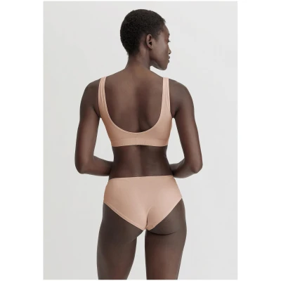 hessnatur Damen Bustier mit Softbund COTTON FEEL aus Bio-Baumwolle - rosa - Größe 34