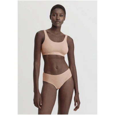 hessnatur Damen Bustier mit Softbund COTTON FEEL aus Bio-Baumwolle - rosa - Größe 34