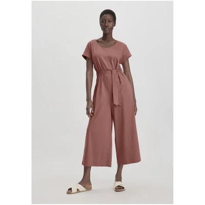 hessnatur Damen Jersey Jumpsuit Oversize aus Bio-Baumwolle - braun - Größe 34