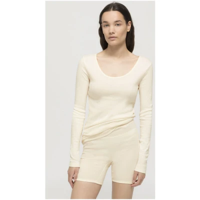 hessnatur Damen Panty High Waist PURE NATURE aus Bio-Baumwolle - natur - Größe 34