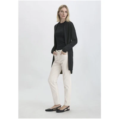 hessnatur Damen Slingback aus chromfrei gegerbtem Glatt-Leder - schwarz - Größe 36