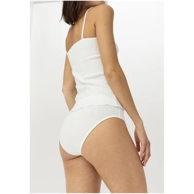hessnatur Damen Slip Regular Cut 2er-Set PURE NATURE aus Bio-Baumwolle - weiß - Größe 34