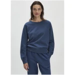 hessnatur Damen Sweatshirt Oversize aus Bio-Baumwolle - blau - Größe L