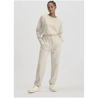 hessnatur Damen Sweatshirt Oversize aus Bio-Baumwolle - natur - Größe L
