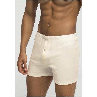 hessnatur Herren Boxershorts Regular Cut PURE NATURE aus Bio-Baumwolle - natur - Größe 4 = S