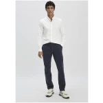 hessnatur Herren Chino LENN Regular aus Bio-Baumwolle - blau - Größe 30/32