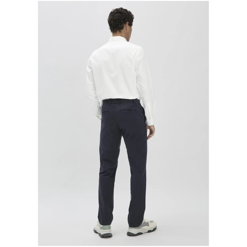 hessnatur Herren Chino LENN Regular aus Bio-Baumwolle - blau - Größe 30/32