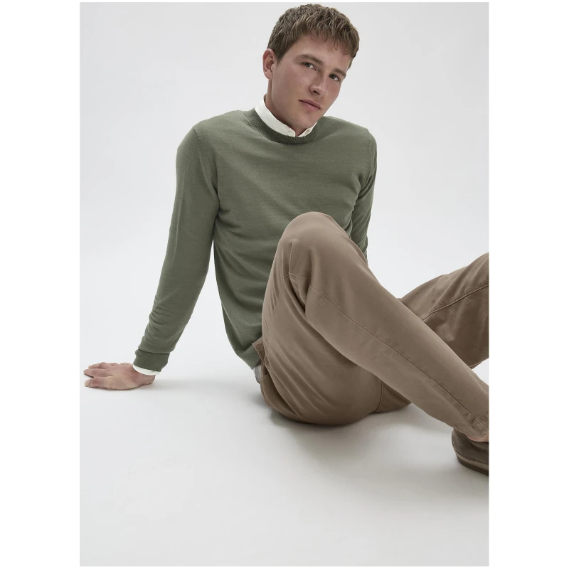 hessnatur Herren Chino LENN Regular aus Bio-Baumwolle - braun - Größe 30/32