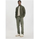 hessnatur Herren Chino LENN Regular aus Bio-Baumwolle - grün - Größe 30/32