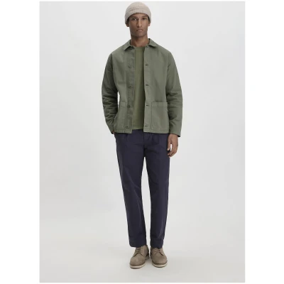 hessnatur Herren Chino RON Relaxed aus Bio-Baumwolle - blau - Größe 30/32
