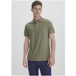 hessnatur Herren Piqué Polo Regular aus Bio-Baumwolle - grün - Größe 46