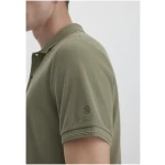 hessnatur Herren Piqué Polo Regular aus Bio-Baumwolle - grün - Größe 46