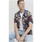 hessnatur Herren Resort-Hemd Relaxed aus Bio-Baumwolle - lila - Größe XS (37/38)
