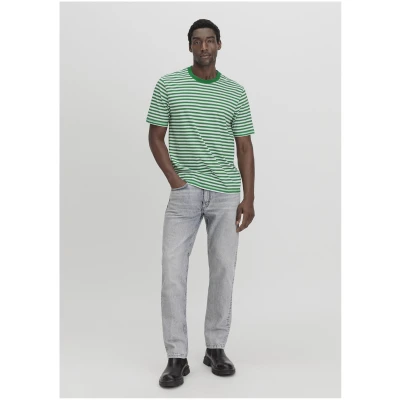 hessnatur Herren Shirt Relaxed aus Bio-Baumwolle - grün - Größe 46
