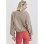 hessnatur Loungewear Fleece Sweatshirt Relaxed ACTIVE LIGHT aus Bio-Baumwolle - beige - Größe L